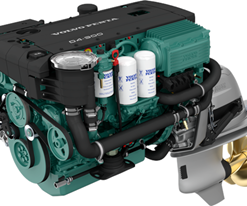 Volvo Penta D4-300 Aquamatic Sterndrive Marine diesel engine 300hp