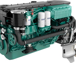 Volvo Penta D6-400 Aquamatic Sterndrive marine diesel engine 400hp