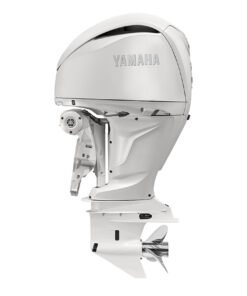 Yamaha 350hp White DEC Outboard | Digital Electronic Controls, 25" Shaft, Counter Rotation | LF350XSA2